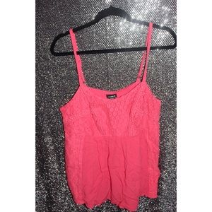 Torrid Size 1 Pink Spaghetti Strap Tank